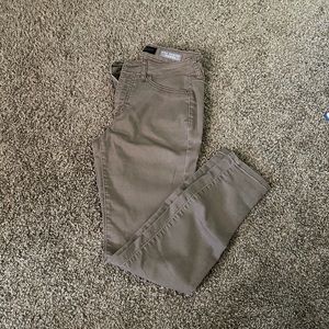 High rise skinny jeans